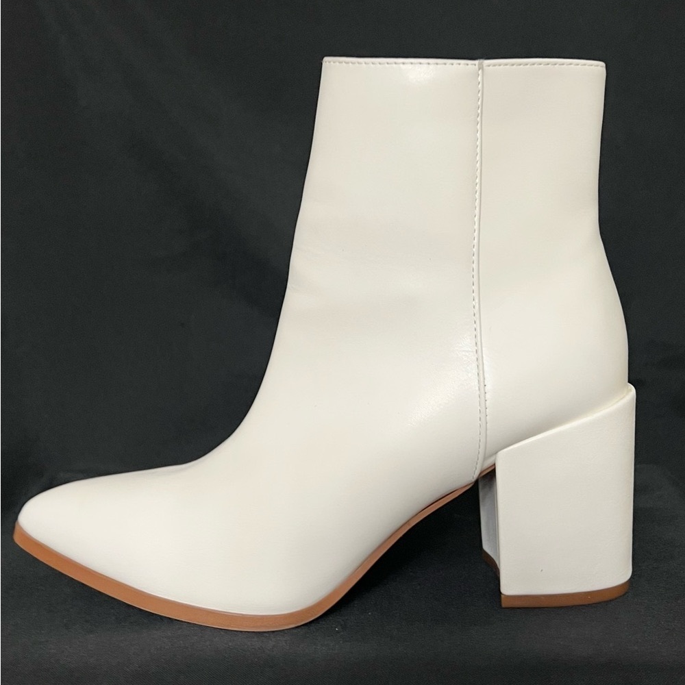 Madden Girl White Dress Booties Ankle Boot